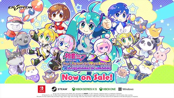 Hatsune Miku - The Planet Of Wonder And Fragments Of Wishes je tu