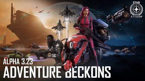 Star Citizen spúšťa alpha 3.23 update - Adventure Beckons
