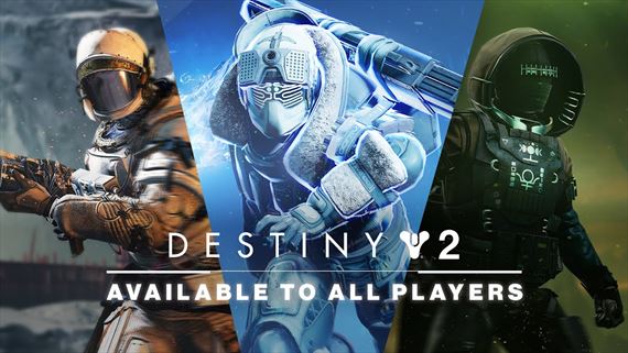 Destiny 2 sprístupňuje každému na najbližšie týždne svoje tri expanzie