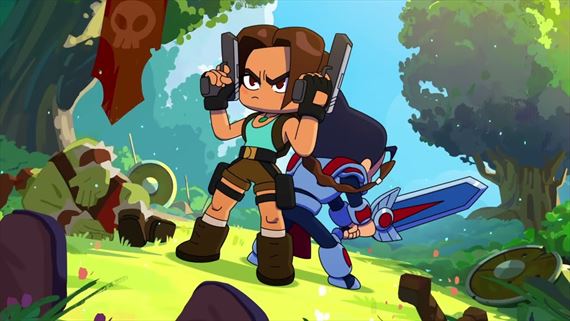 Lara Croft prišla do mobilnej hry Hero Wars