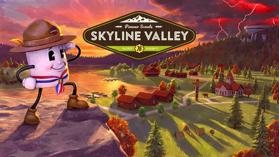 Fallout 76 predstavuje Sezónu 17 - Pioneer Souts Skyline Valley