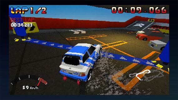 Parking Garage Rally Circuit bude ako Sega Rally, akur�t v parkovacom dome