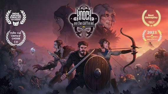 Knock on the Coffin Lid bojuje a vykladá karty na svoju rakvu