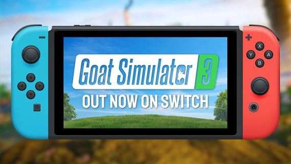 Goat Simulator 3 vyšiel na Switch