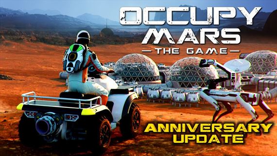 Occupy Mars má výročnú aktualizáciu s rôznymi vylepšeniami