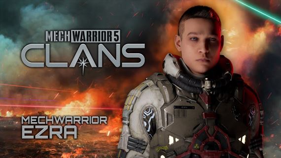 Mechwarrior 5: Clans predstavuje postavu Ezra