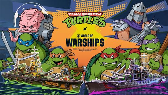 Teenage Mutant Ninja Turtles event prichádza do World of Warships