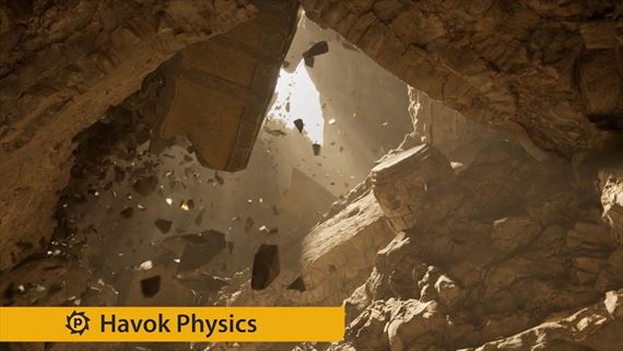 Havok engine ukazuje mo�nosti dynamickej de�trukcie v hr�ch