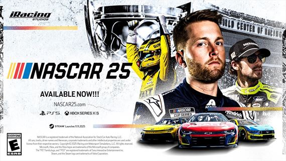 NASCAR 25 vyšiel na PS5 a Xbox Series X|S, na PC príde neskôr