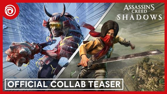 Assassin's Creed Shadows zajtra tartuje spoluprcu s Attack on Titan