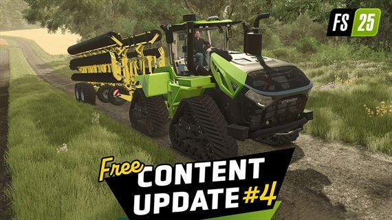 Farming Simulator 25 dostal Free Content Update #4 