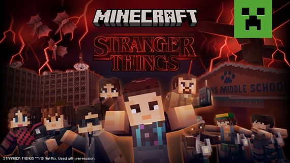 Minecraft x Stranger Things - DLC trailer