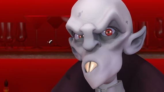 Blood Bar Tycoon otvára svoj podnik, kde sa nalieva krv namiesto vína