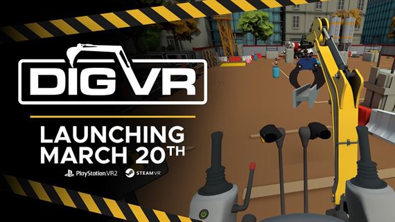 Dig VR bude bagrovať aj na Steame a PSVR 2