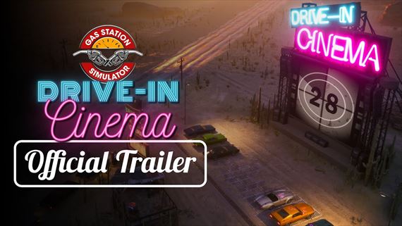 Gas Station Simulator zadarmo vydáva Drive-In Cinema DLC