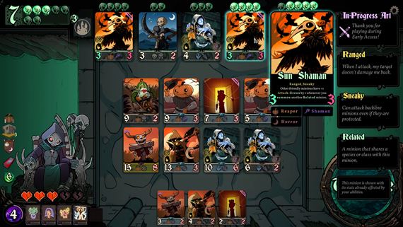 Throne of Bone povolva nemtvych v kompletnej kartovej hre