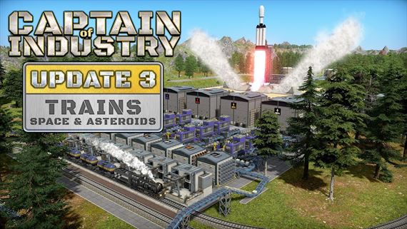 Captain of Industry prináša v update 3 vesmírny program a ďalšie novinky