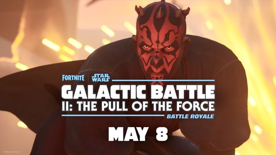 Fortnite spúšťa Galactic Battle II - Pull the Force