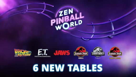 Do Zen Pinball World prili stoly inpirovan znmymi filmami