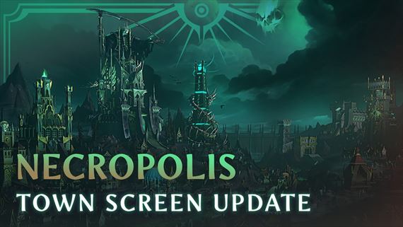 Heroes of Might & Magic: Olden Era ukazuje aktuálnu podobu mesta Necropolis