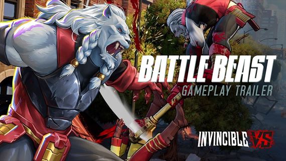 Invincible VS ukazuje v akcii postavu Battle Beast