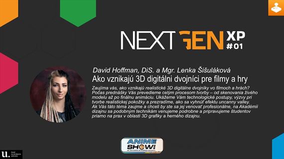 David Hoffman a Lenka iulkov - Ako vznikaj 3D digitlni dvojnci pre filmy a hry