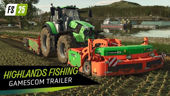 Farming Simulator 25 bude rybárčiť s prídavkom Highlands Fishing