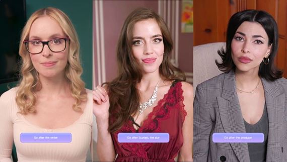 The Fame Game: Welcome to Hollywood bude FMV dating sim
