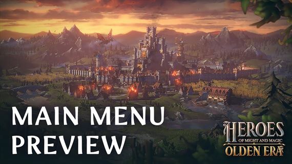 Heroes of Might & Magic: Olden Era ukazuje náhľad na hlavné menu