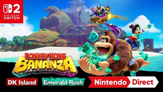 Donkey Kong Bananza: DK Island & Emerald Rush DLC trailer