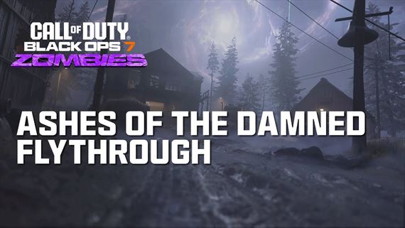 Call of Duty: Black Ops 7 Zombies ukazuje Ashes of Damned mapu