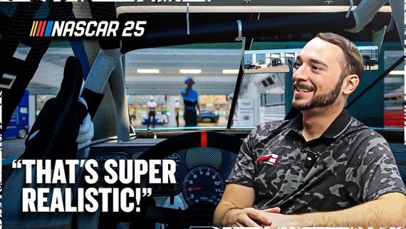 Anthony Alfredo predvádza hrateľnosť NASCAR 25