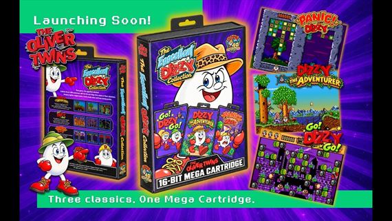 The Eggcellent Dizzy Collection pr�de na 16-BIT Mega cartridge