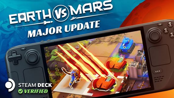 Earth vs Mars si u� u�ijete aj na Steam Decku a pribudol aj nov� obsah