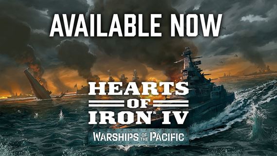 Hearts of Iron IV dostal expanziu Warships of the Pacific