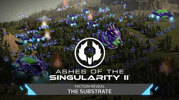 Ashes of the Singularity II predv�dza frakciu Substrate v uk�ke z beta verzie