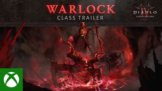 Diablo IV - Lord of Hatred ukazuje Warlock class