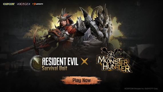 Resident Evil Survival Unit rozbehol spolupr�cu s Monster Hunter