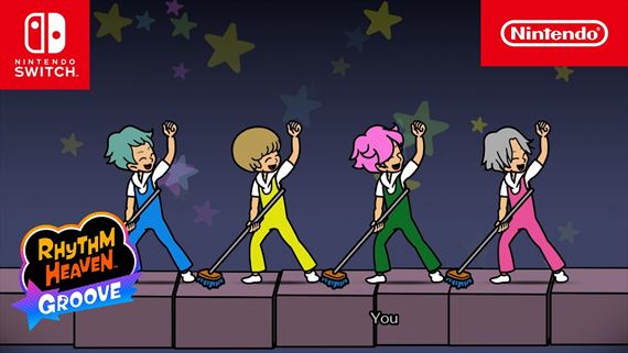 Rhythm Heaven Groove vy�iel na Switchoch