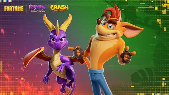 Crash a Spyro prich�dzaj� do Fortnite!