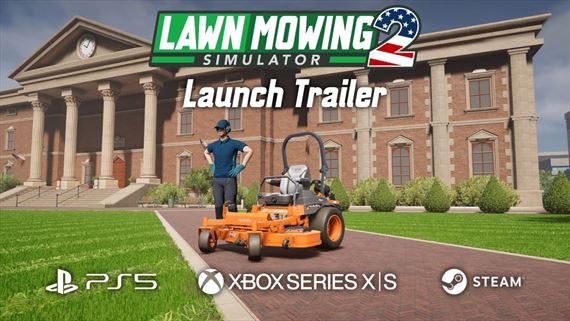 Lawn Mowing Simulator 2 už vyrazil kosiť trávniky