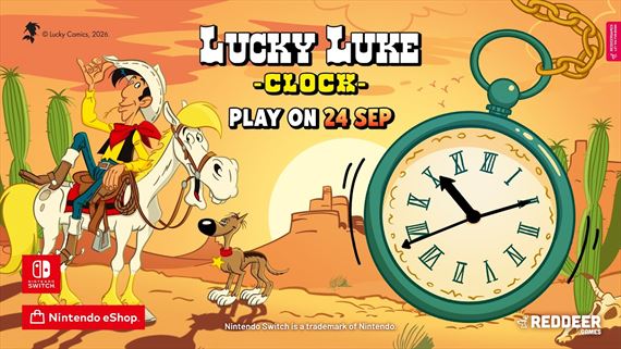 Lucky Luke - Clock bud� netradi�n� hodiny pre Switch