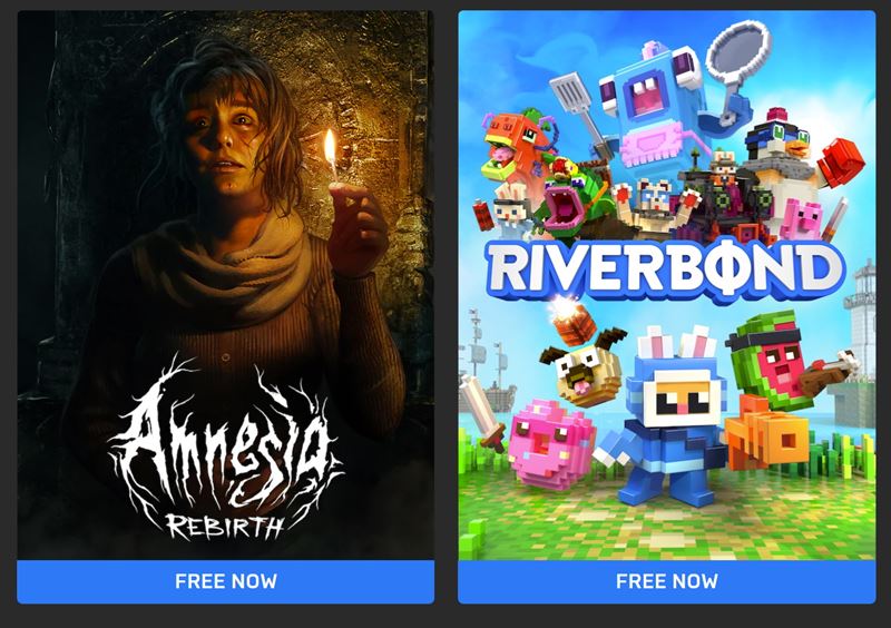Epic Games zadarmo rozdva hry Amnesia: Rebirth a Riverbond