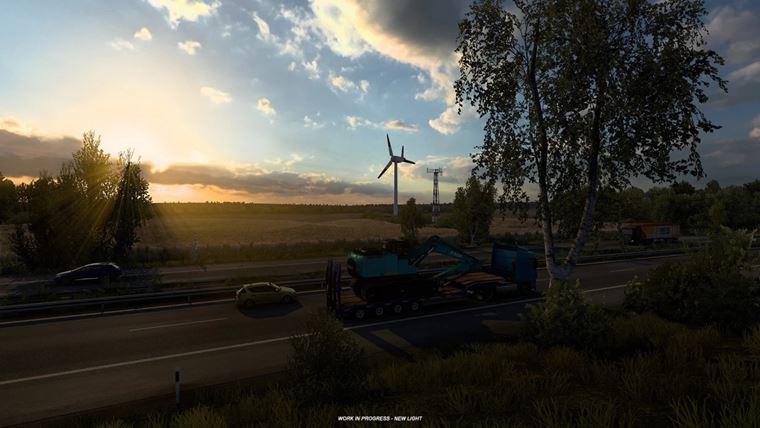 Porovnanie nového vizuálu, ktorý prichádza do Euro Truck Simulator 2  s 1.4 updatom