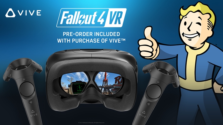 HTC Vive dostva bundle s Fallout 4 VR