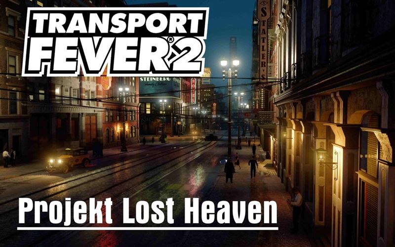 Ako vyzerá mesto Lost Heaven z Mafie v Transport Fever 2?