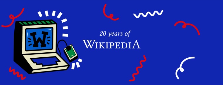 Wikipedia oslavuje 20 rokov
