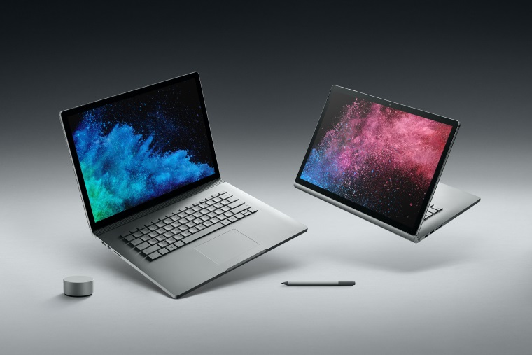 Microsoft ohlsil Surface Book 2 notebooky, dostali nov Intel procesory a nov Nvidia ipy
