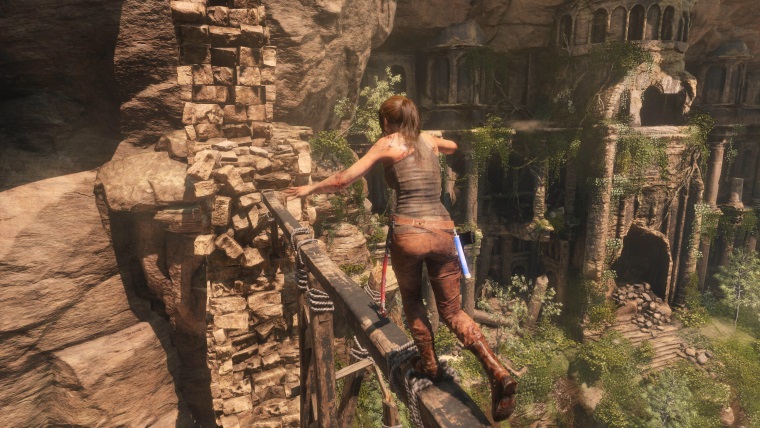 Detaily Rise of the Tomb Raider Xbox One X vylepšení vizuálu