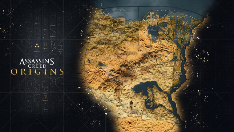 Assassin's Creed Origins ukazuje cel mapu